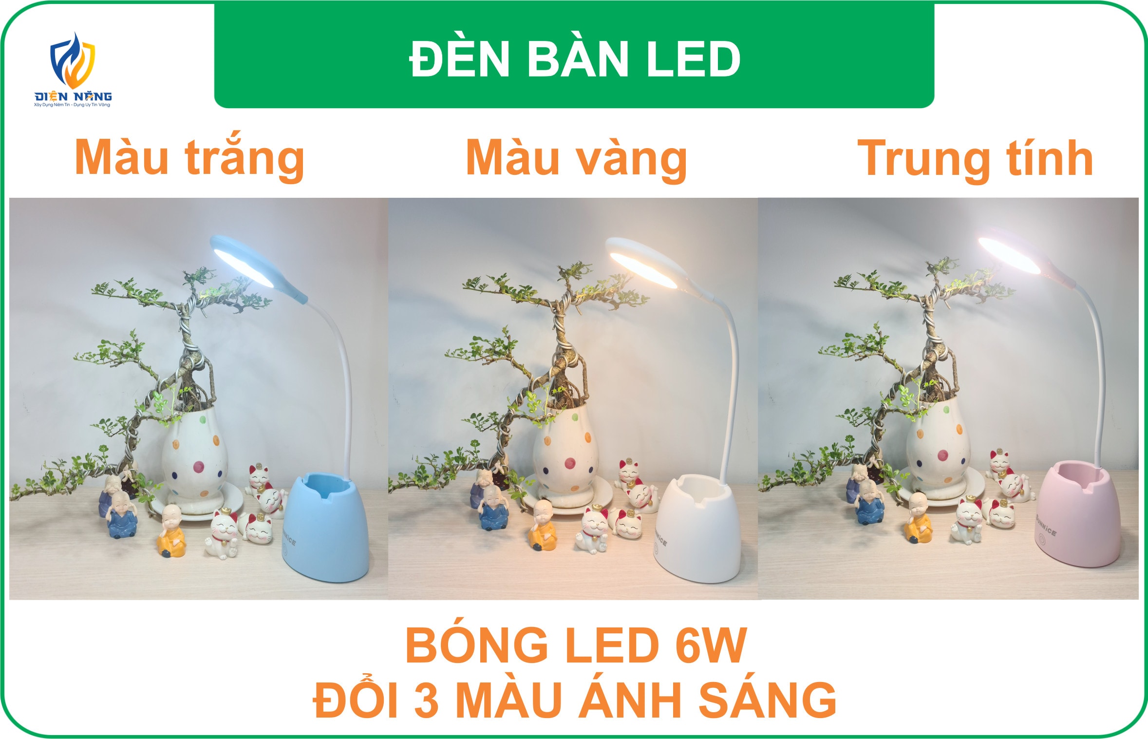 Đèn bàn led Sunnice - anh 2