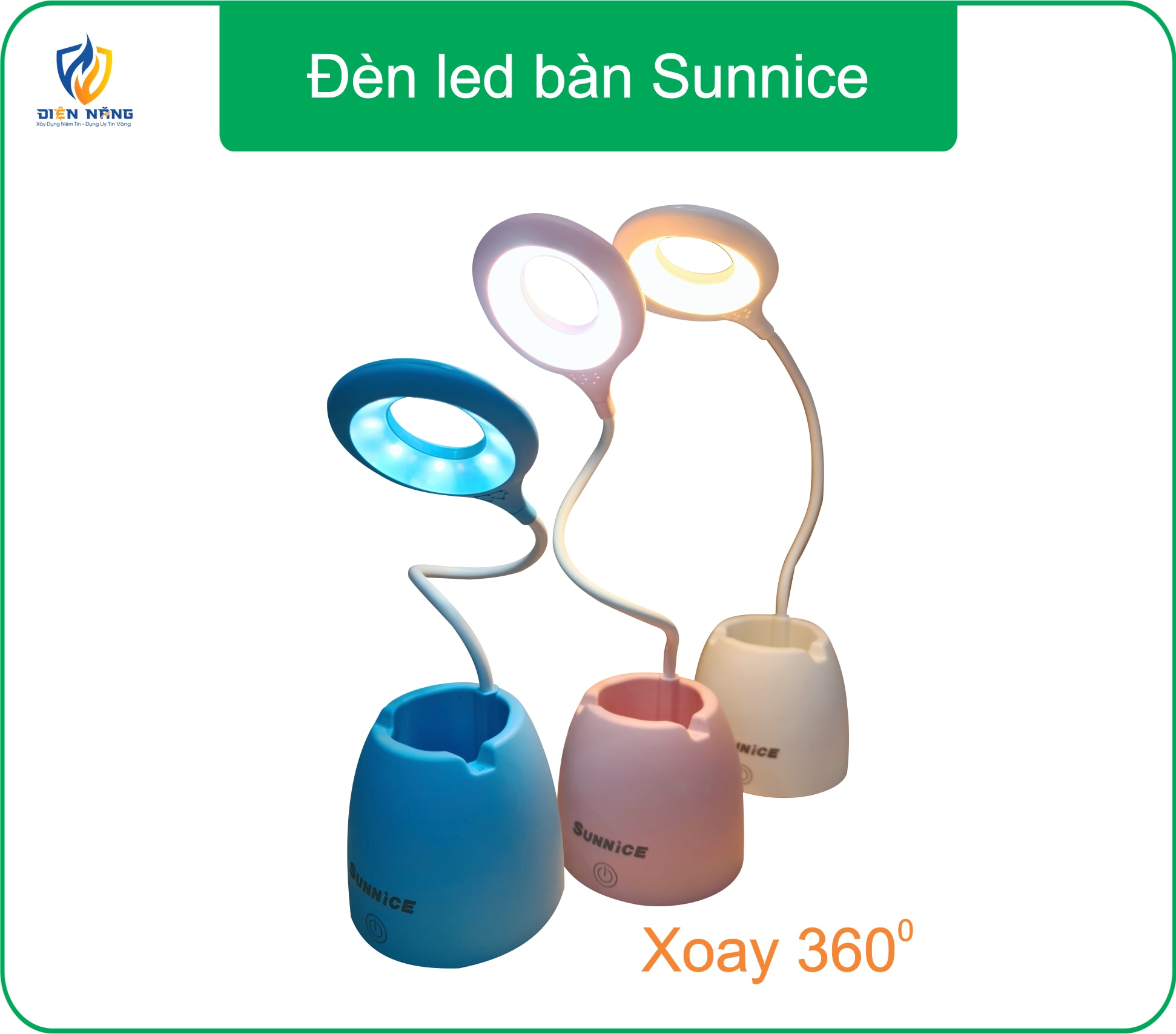 Đèn bàn led Sunnice - anh 3
