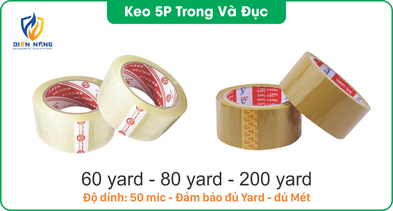 Băng keo đục, trong 5P Sunnice