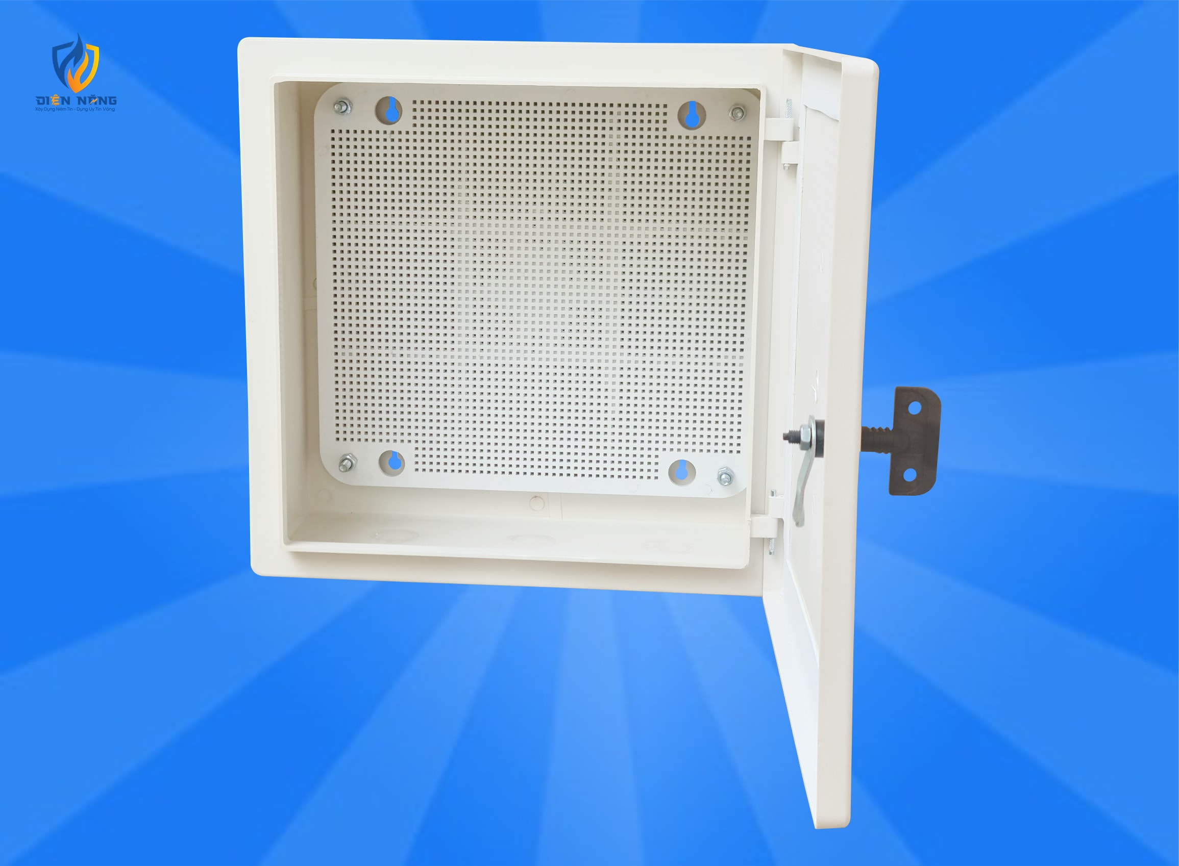 Tủ điện ABS 400x400x200mm Pát nhựa