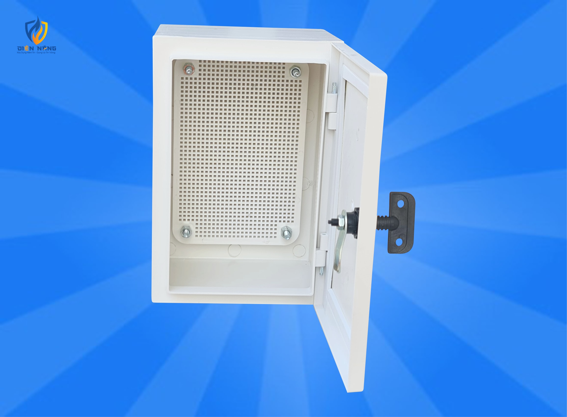 Tủ điện ABS 200x300x160mm Pát nhựa
