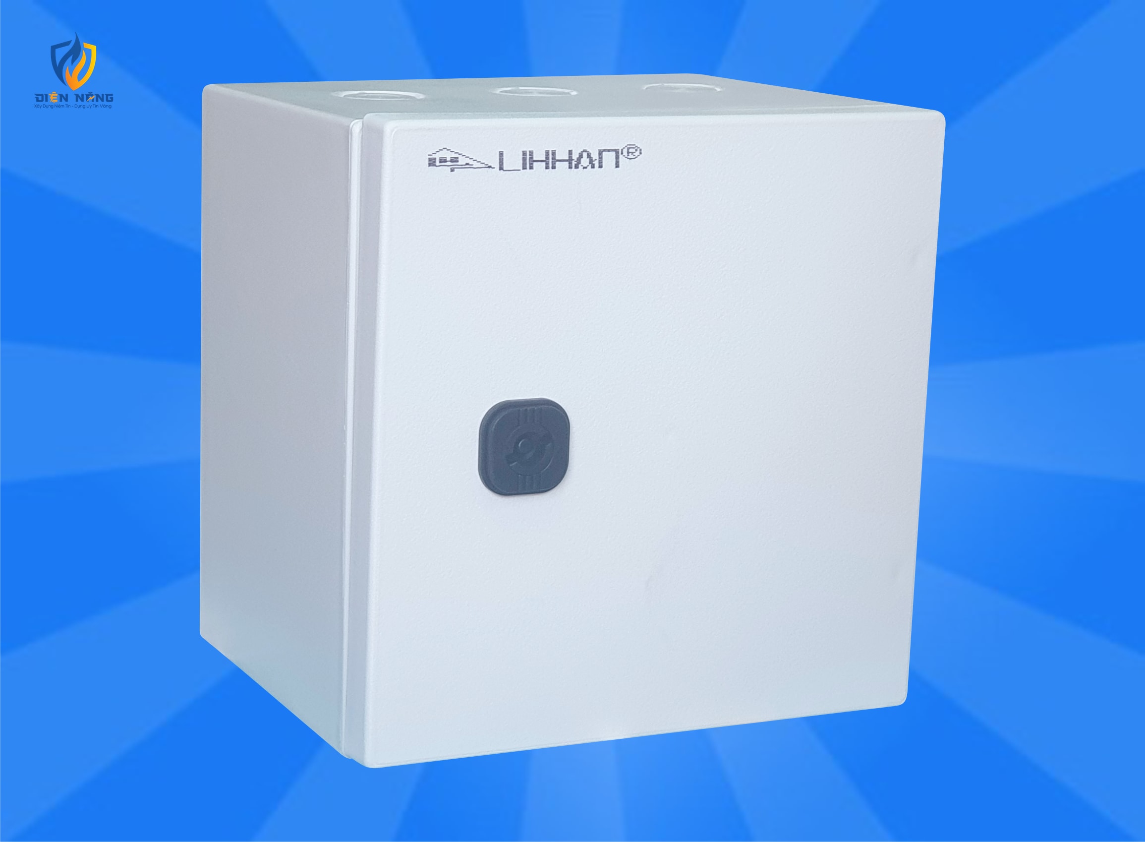 Tủ điện ABS 200x200x130mm Pát nhựa - anh 2