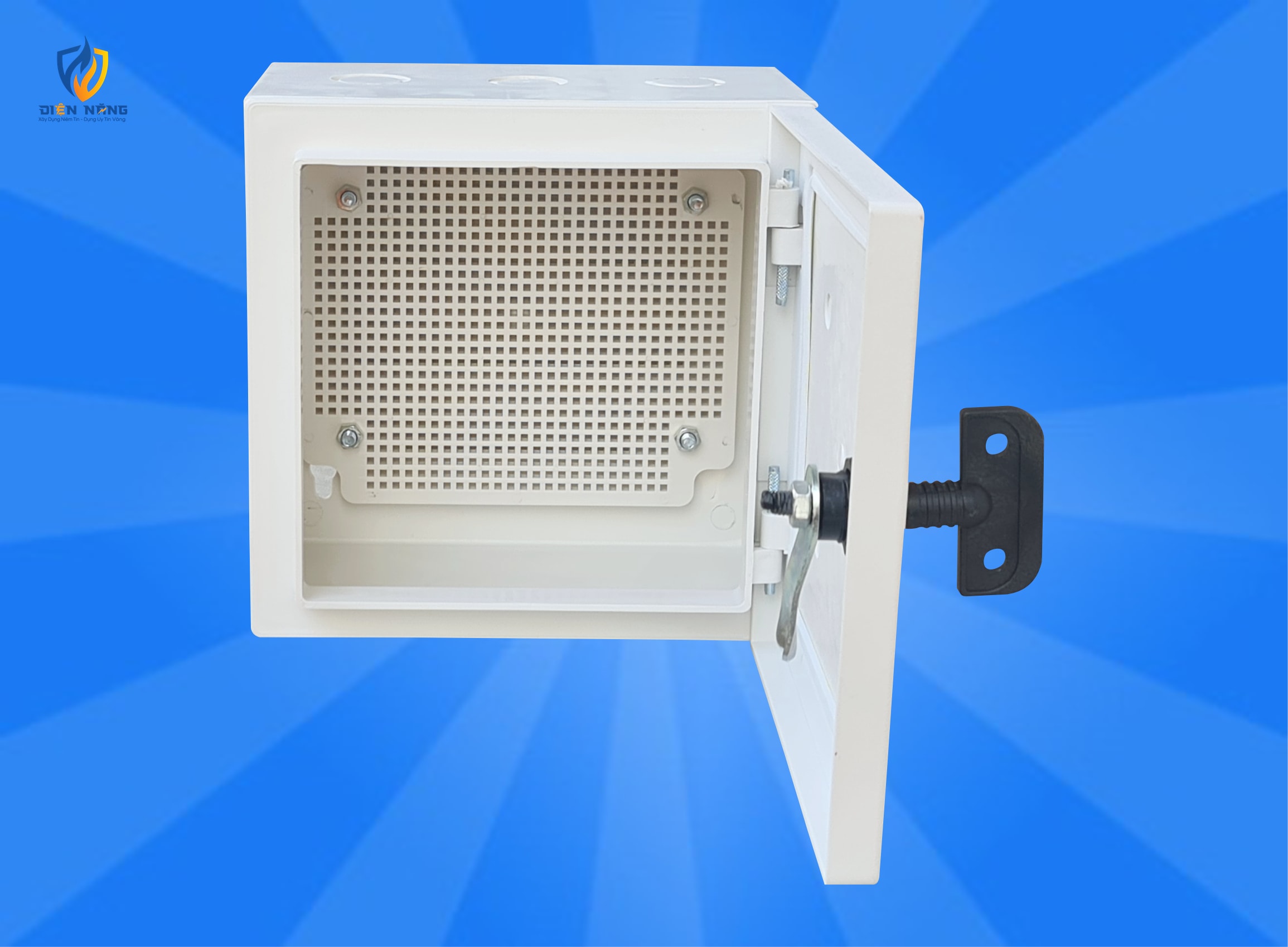 Tủ điện ABS 200x200x130mm Pát nhựa