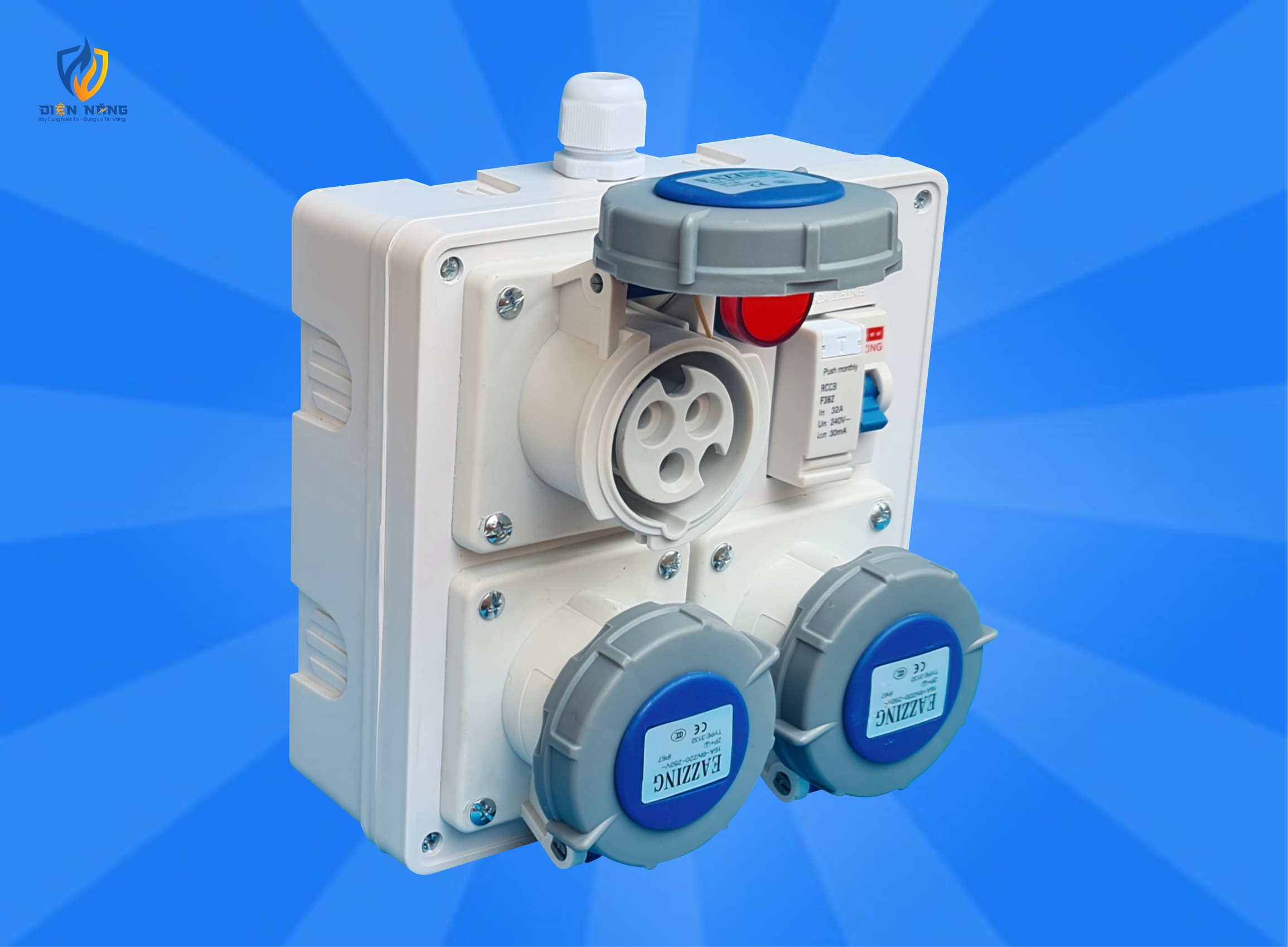 Hộp 773 công nghiệp 3 ổ IP67