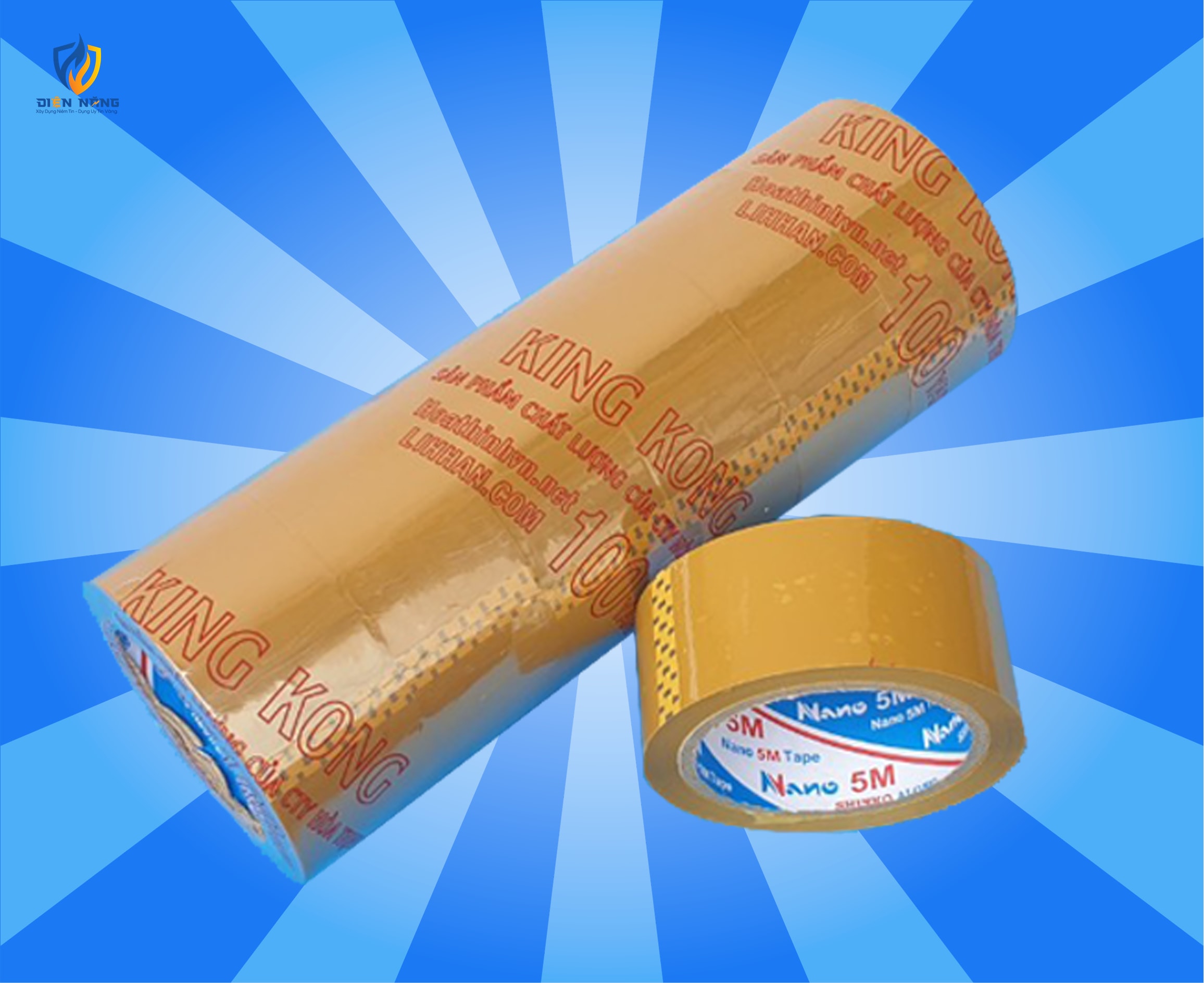 Băng keo trong, đục 5P - anh 2
