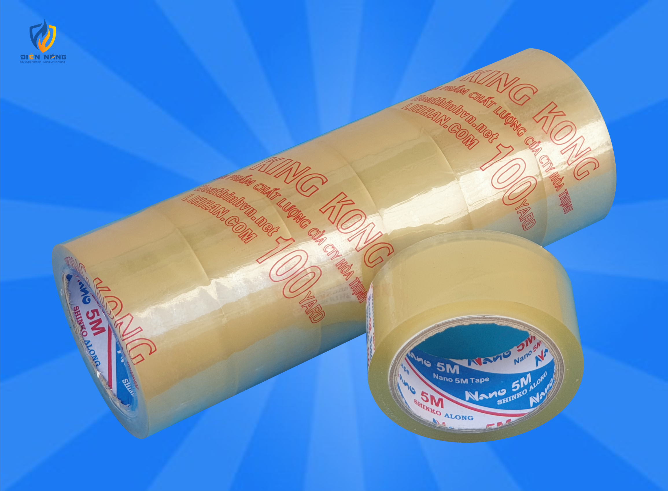 Băng keo trong, đục 5P