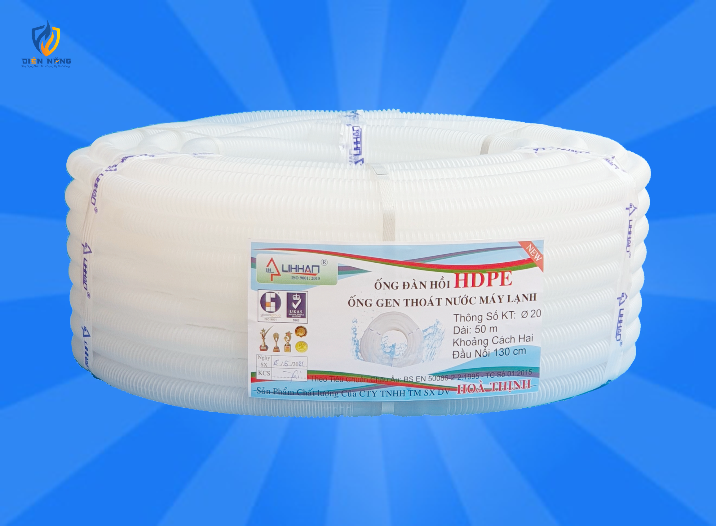 Ruột gà thoát nước Ø 20