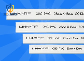 Nẹp vuông nổi 1 mét 7