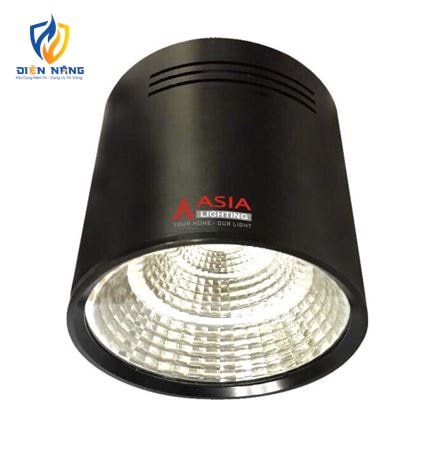 Đèn trần nổi tròn vỏ đen COB 10W - anh 2
