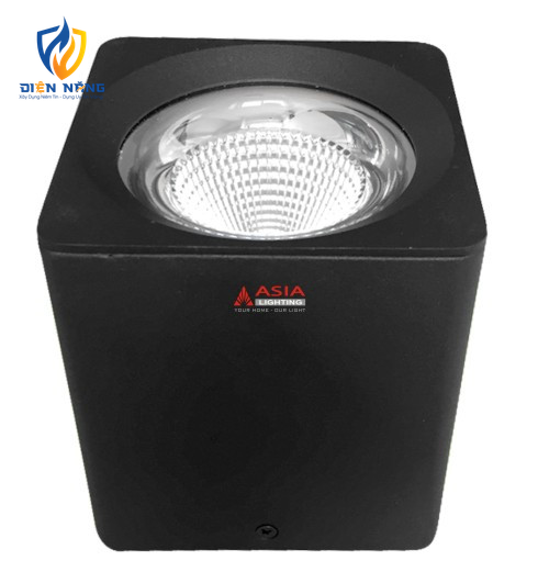 Đèn trần nổi vuông vỏ đen COB 10W