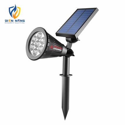 Đèn rọi cắm đất năng lượng mặt trời - anh 2