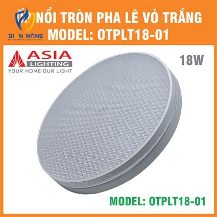 Ốp nổi tròn pha lê vỏ trắng 18W - anh 11