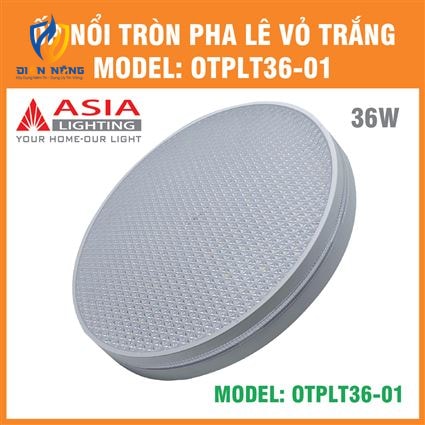 Ốp nổi tròn pha lê vỏ trắng 36W - anh 11