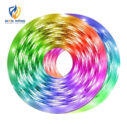 Đèn led dây 6 mầu nháy - không dây dẫn - anh 3