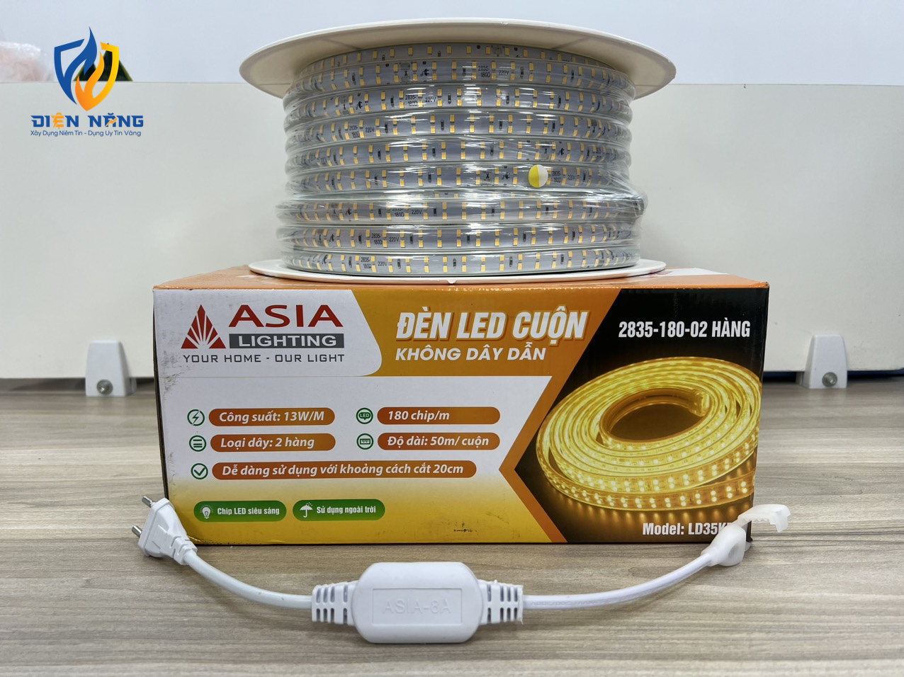 Đèn led dây 2835-180-02 hàng không dây dẫn