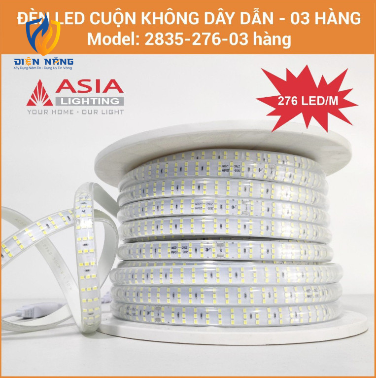 Đèn led dây 2835-276-03 hàng không dây dẫn