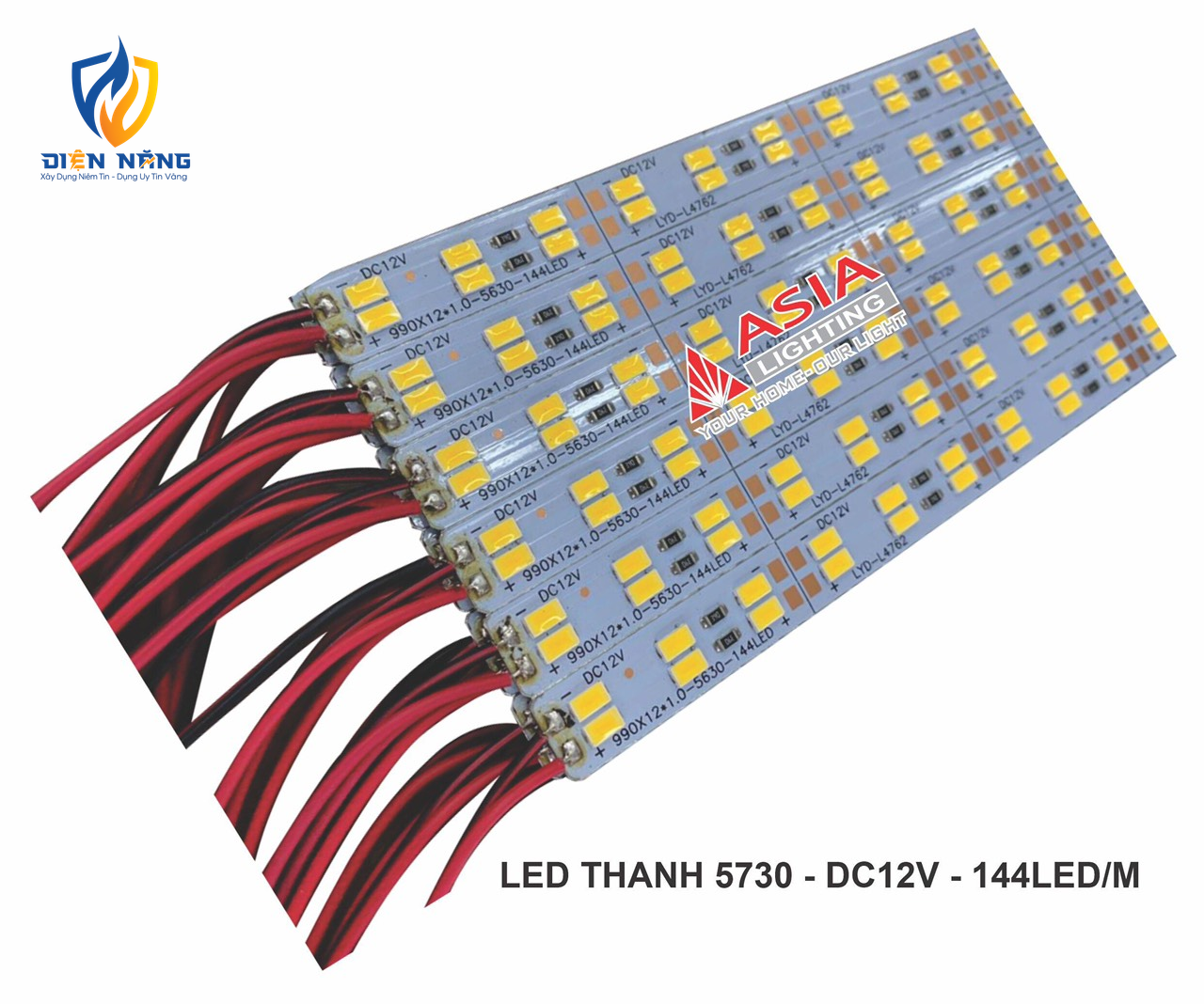 LED THANH 5730 - 1M - DC: 12V