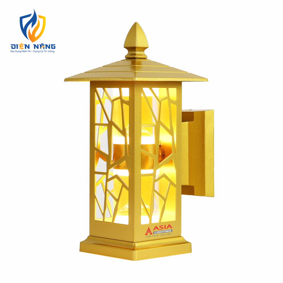 Đèn cột 2 đầu - Tháp Eiffel - Thân sơn mầu đồng