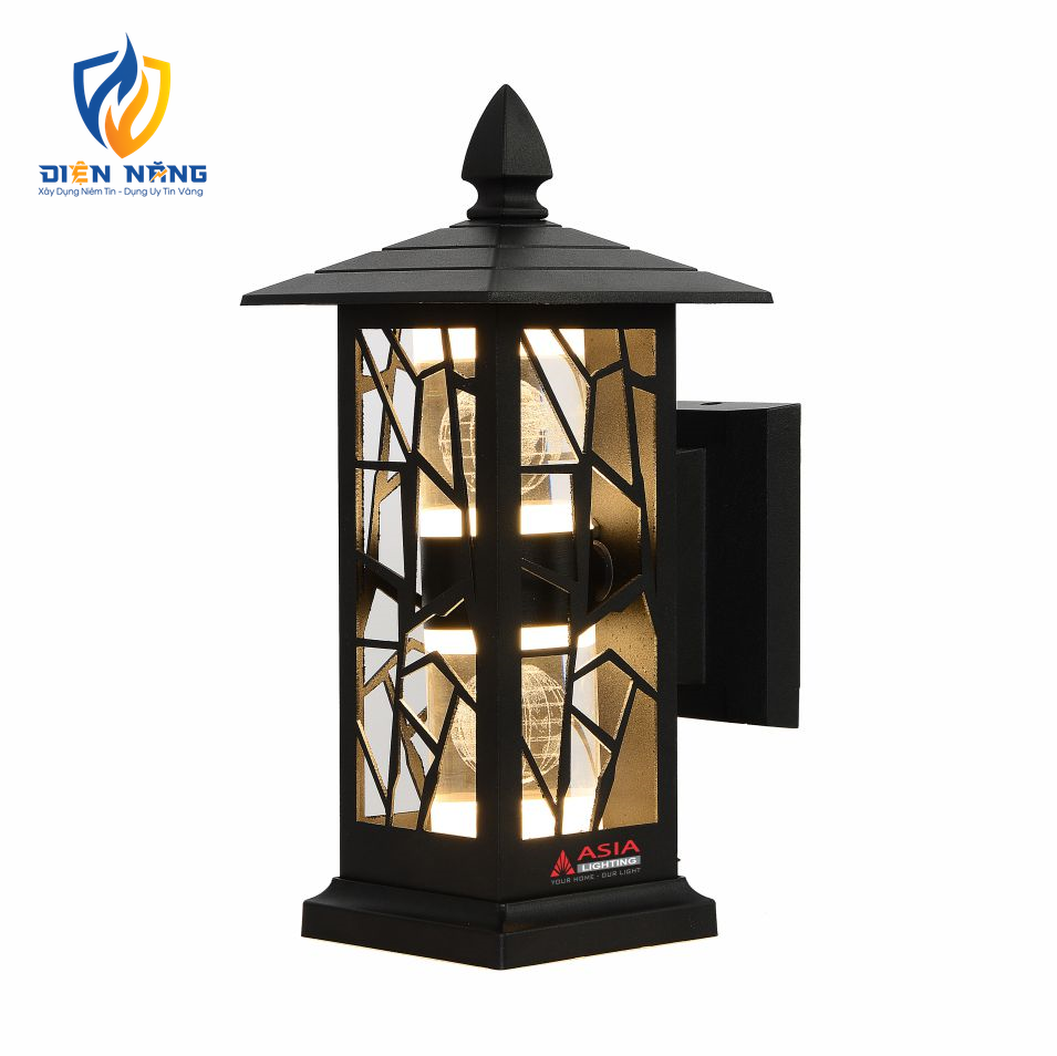 Đèn cột 2 đầu - Địa cầu