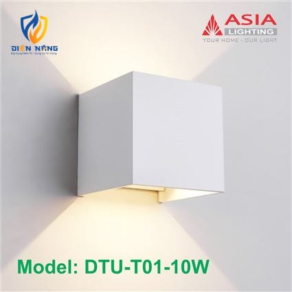 Đèn tường trang trí thân sơn trắng - DTUT-01 - anh 2