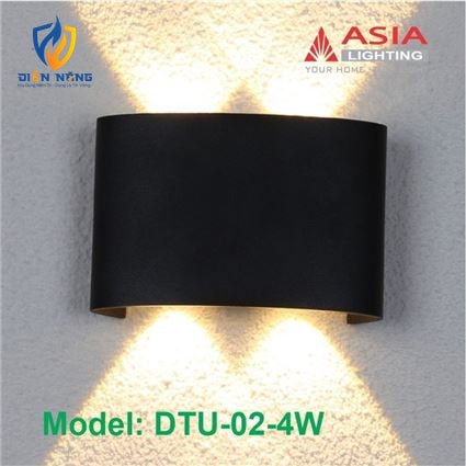 Đèn tường trang trí thân sơn đen - DTU02 - anh 2