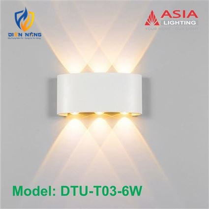Đèn tường trang trí thân sơn trắng - DTUT-03 - anh 2