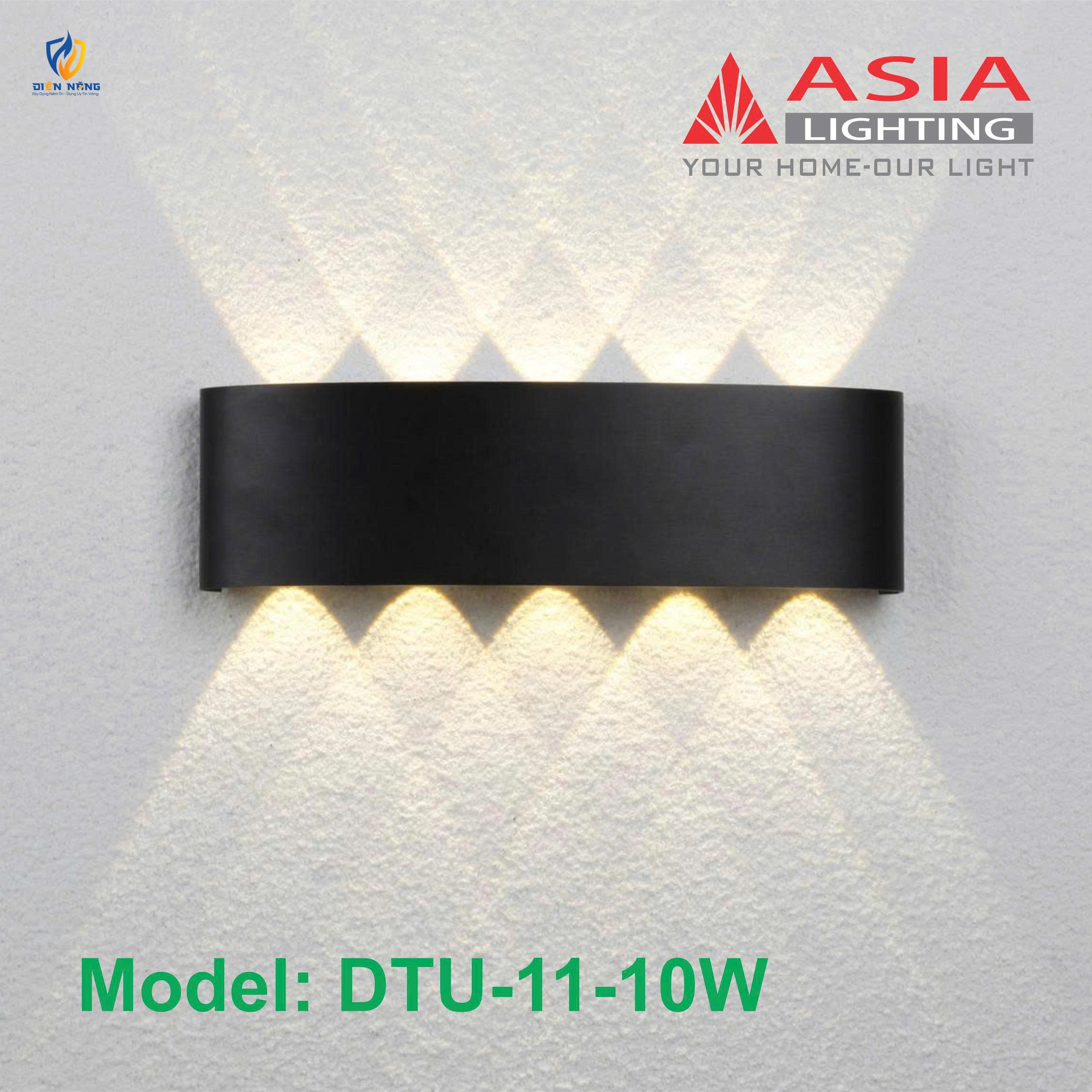 Đèn tường trang trí thân sơn đen - DTU-11 - anh 3