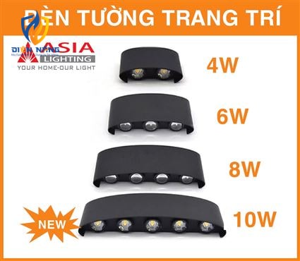 Đèn tường trang trí thân sơn đen - DTU-11 - anh 4
