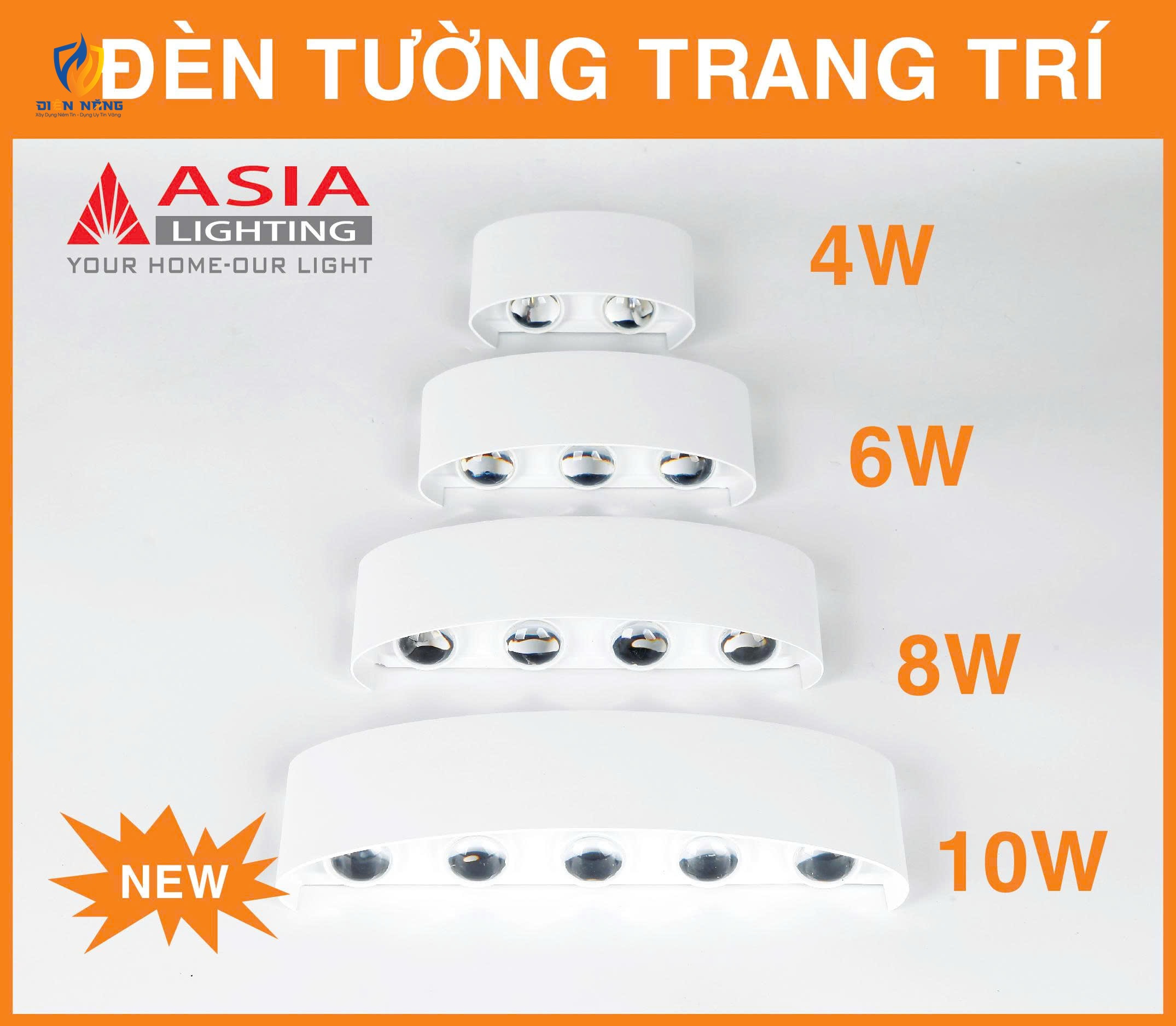 Đèn tường trang trí thân sơn trắng - DTUT-11 - anh 2