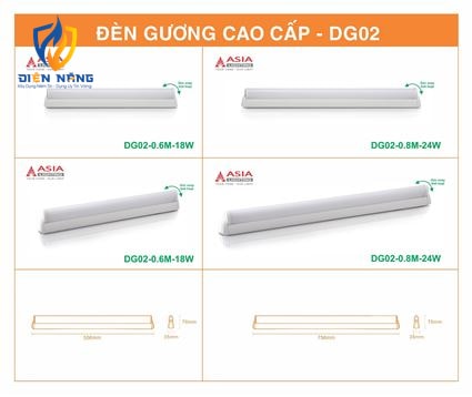 Đèn gương cao cấp DG02-0.8M-24W - anh 3