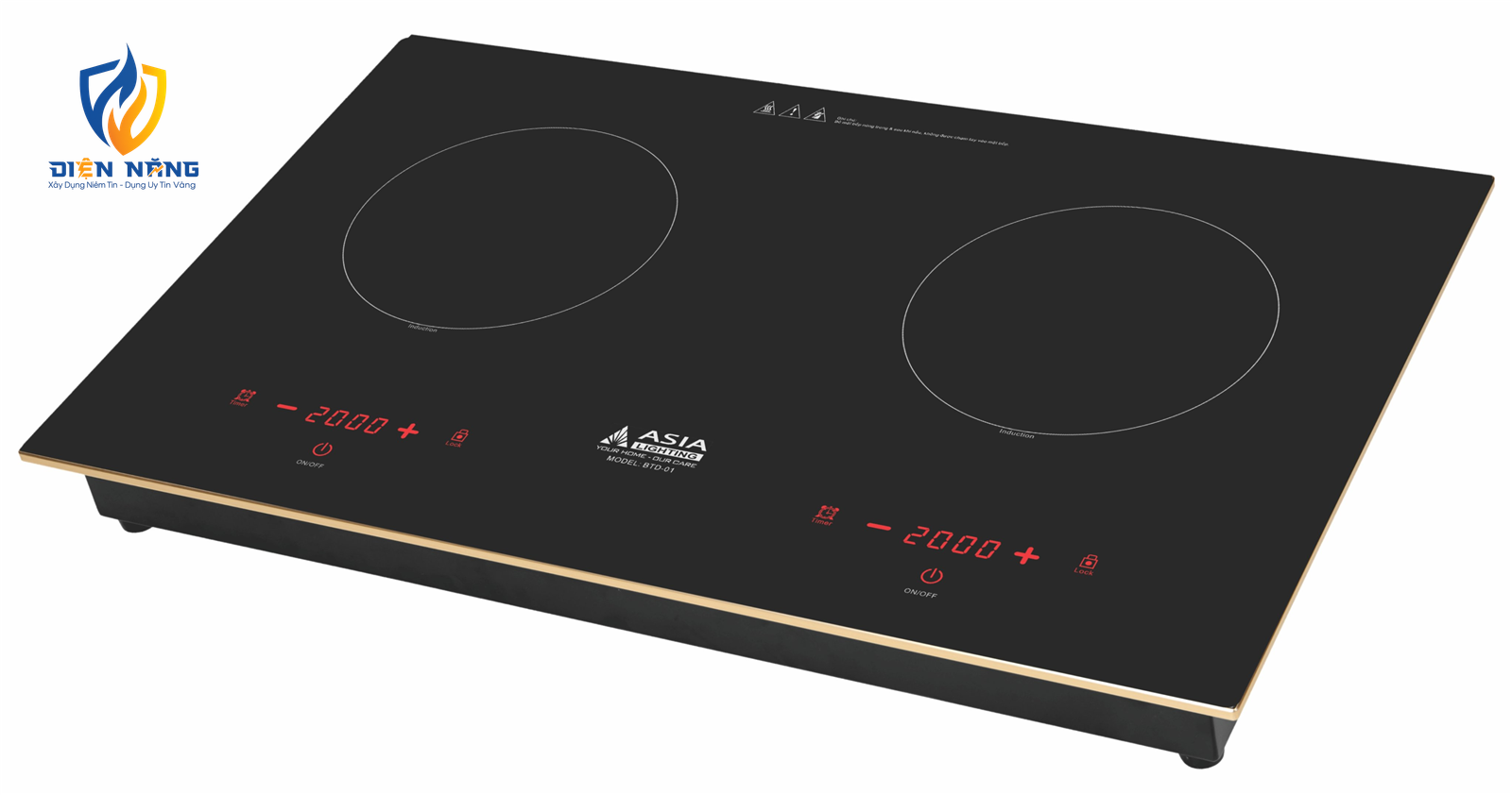 Bếp điện từ đôi cao cấp BTD-01