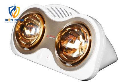 Đèn sưởi lắp nổi - 02 bóng vàng - anh 2