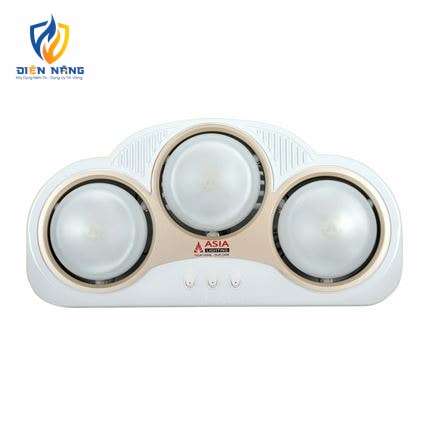 Đèn sưởi lắp nổi - 03 bóng mờ - anh 5