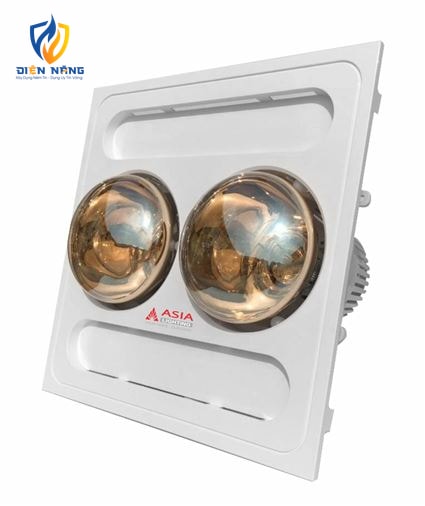 Đèn sưởi lắp âm trần - 02 bóng vàng - anh 2