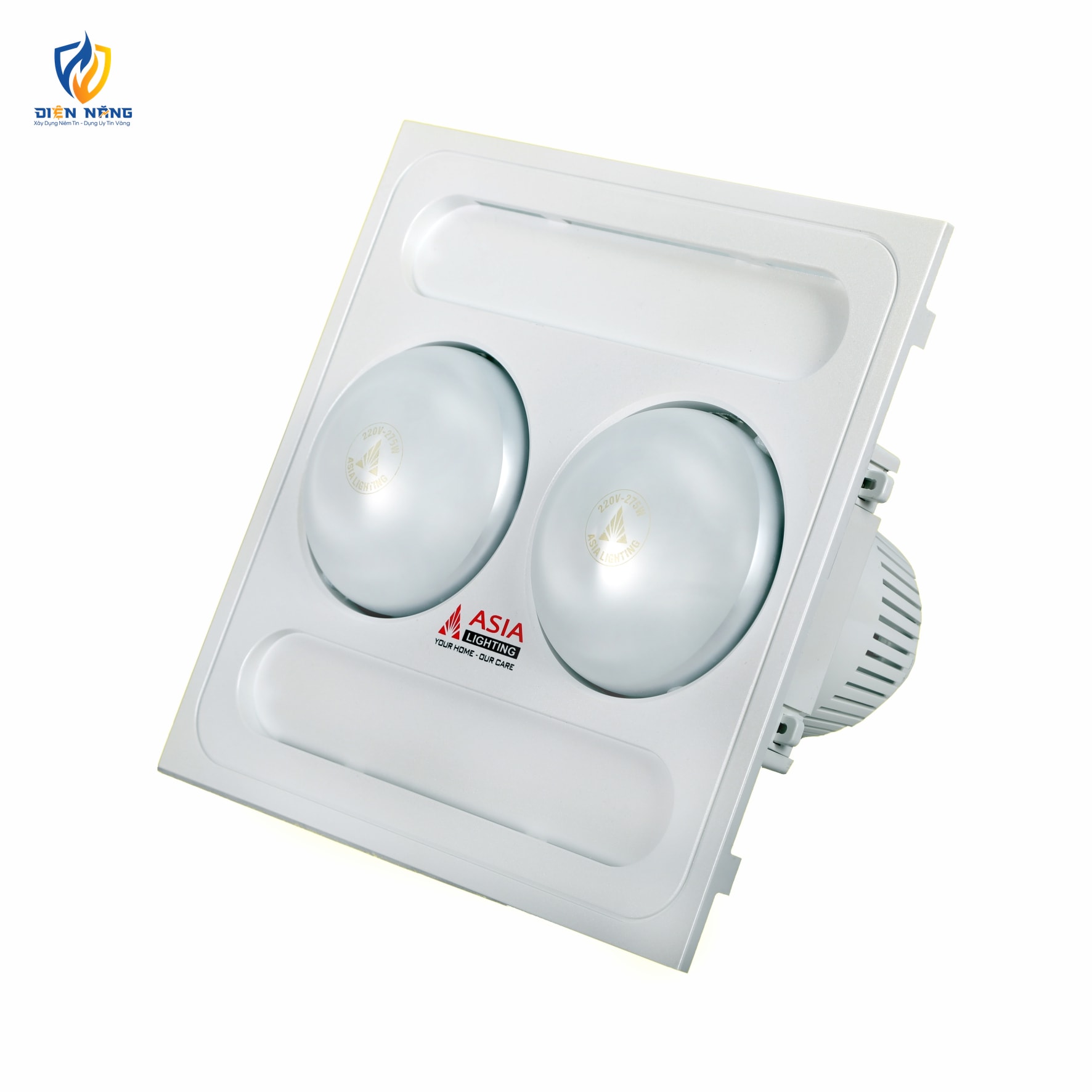 Đèn sưởi âm trần - 02 bóng mờ - anh 3