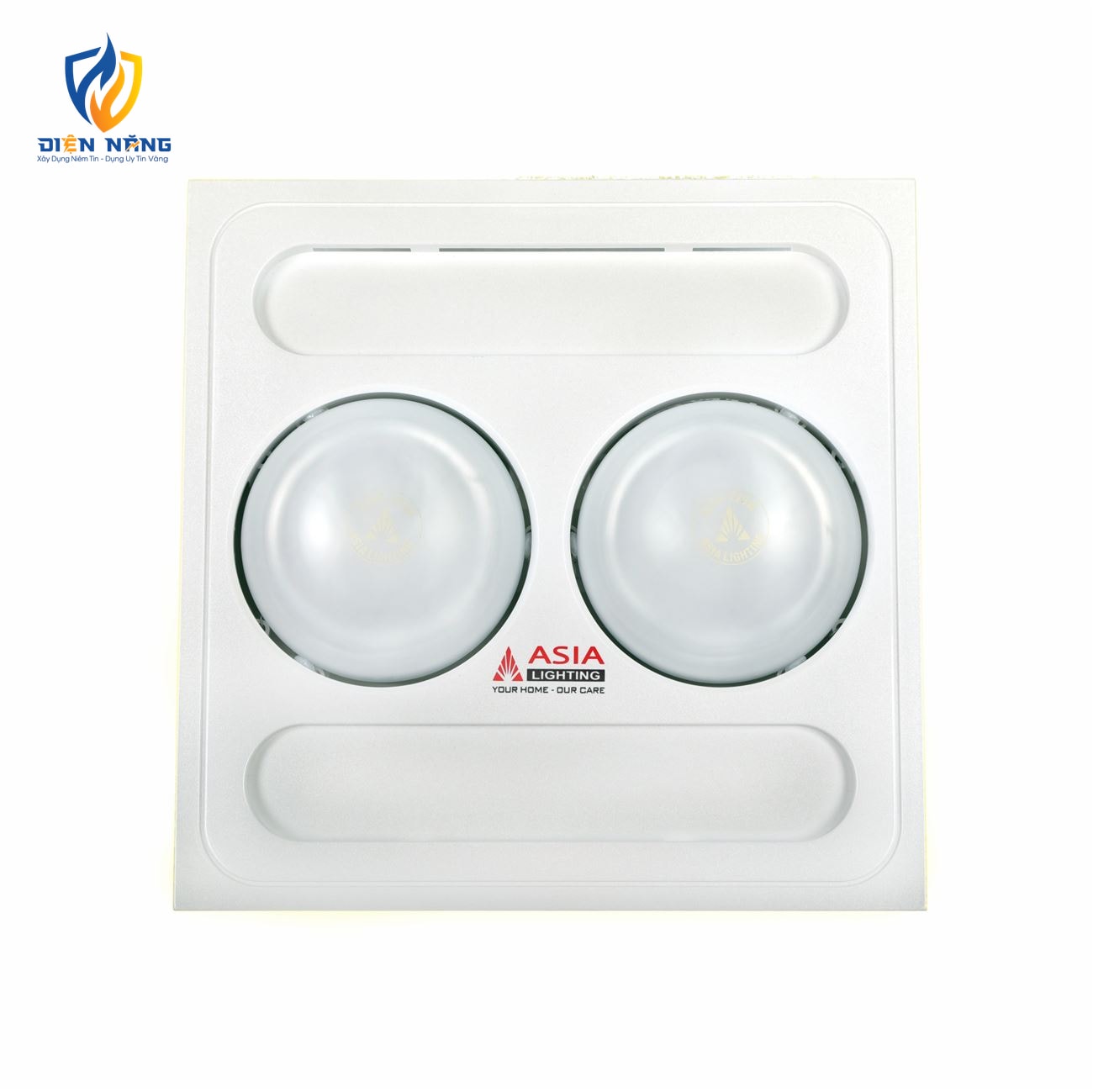 Đèn sưởi âm trần - 02 bóng mờ