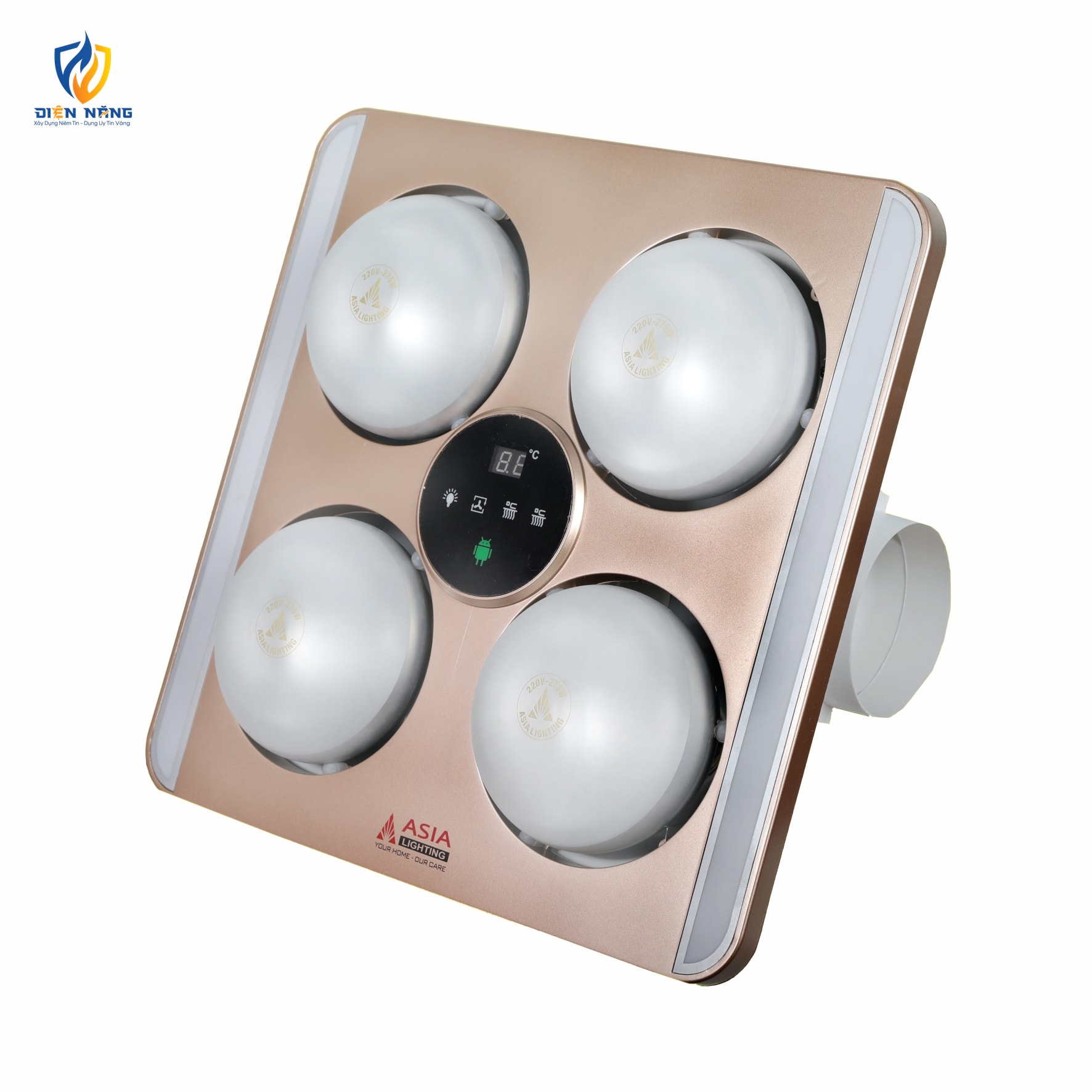 Đèn sưởi âm trần - 04 bóng mờ - anh 2
