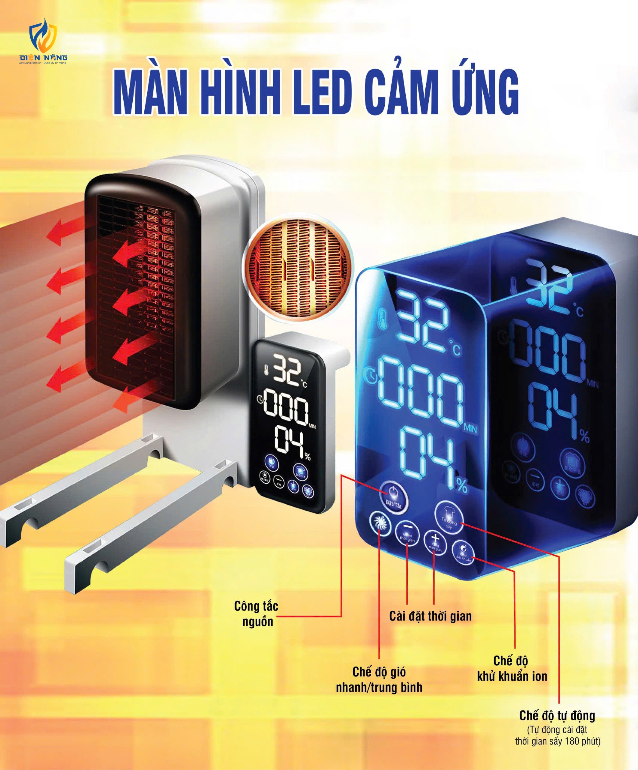 Tủ sấy quần áo - TSQA-01 - anh 4