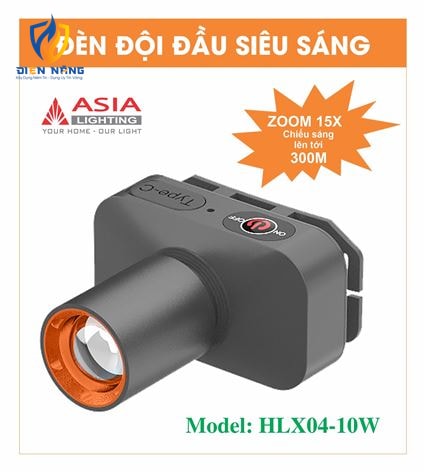 Đèn đội đầu siêu sáng zoom 15x Model HLX04 - 10W - anh 9