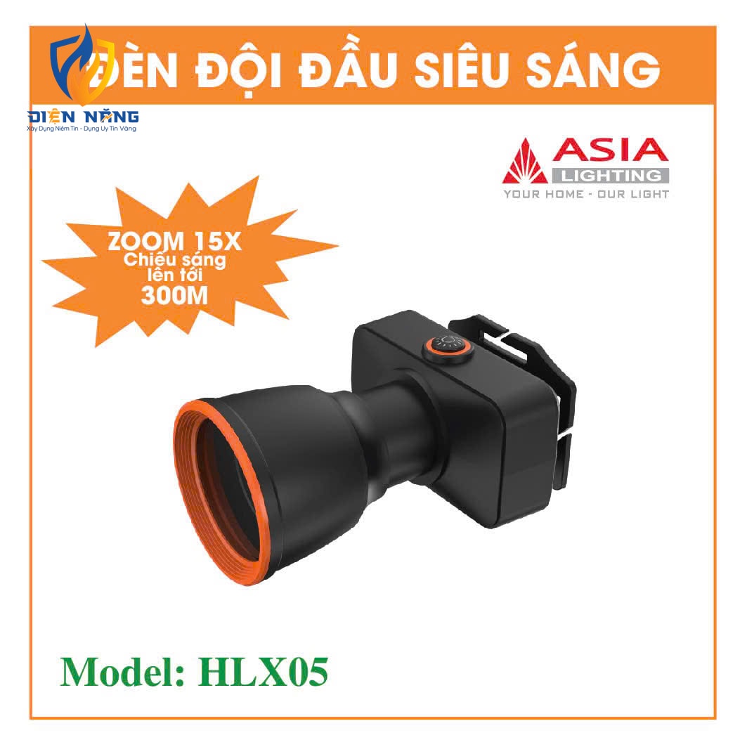 Đèn đội đầu siêu sáng zoom 15x Model HLX04 - 7W - anh 2