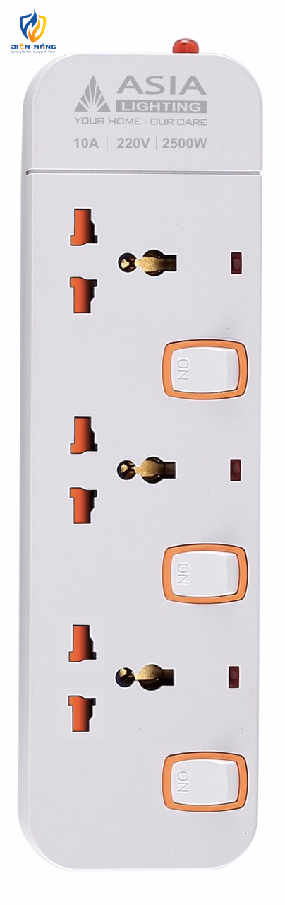 Ổ cắm đa năng liền dây - 03 ổ