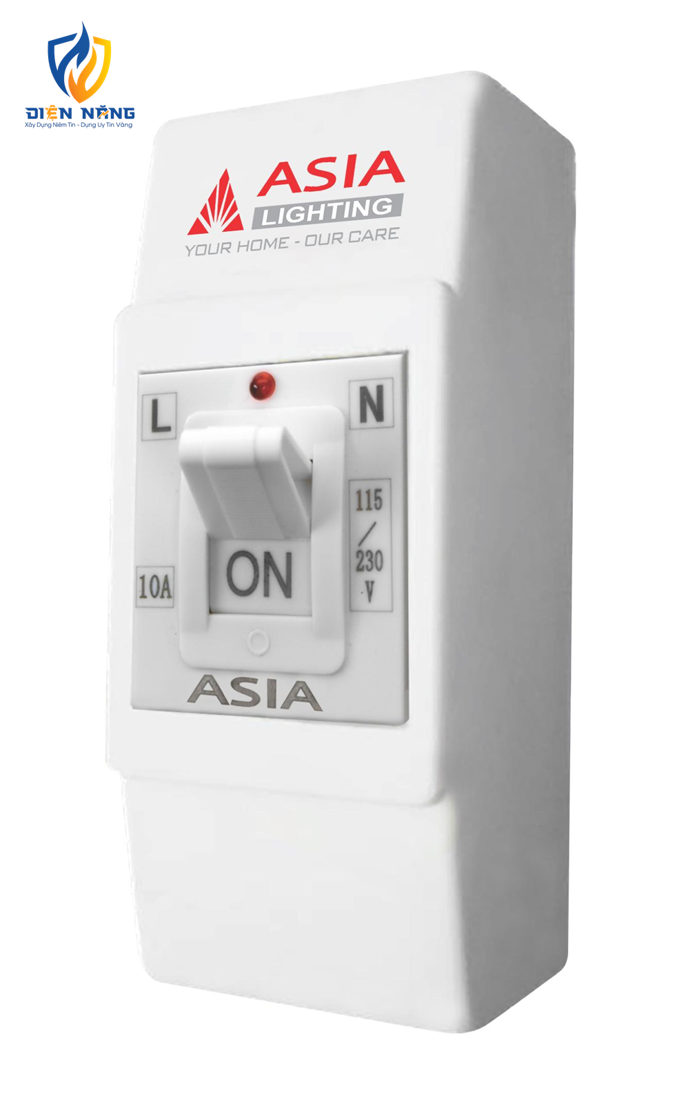 Bộ cầu dao tự động vỏ trắng - 20A