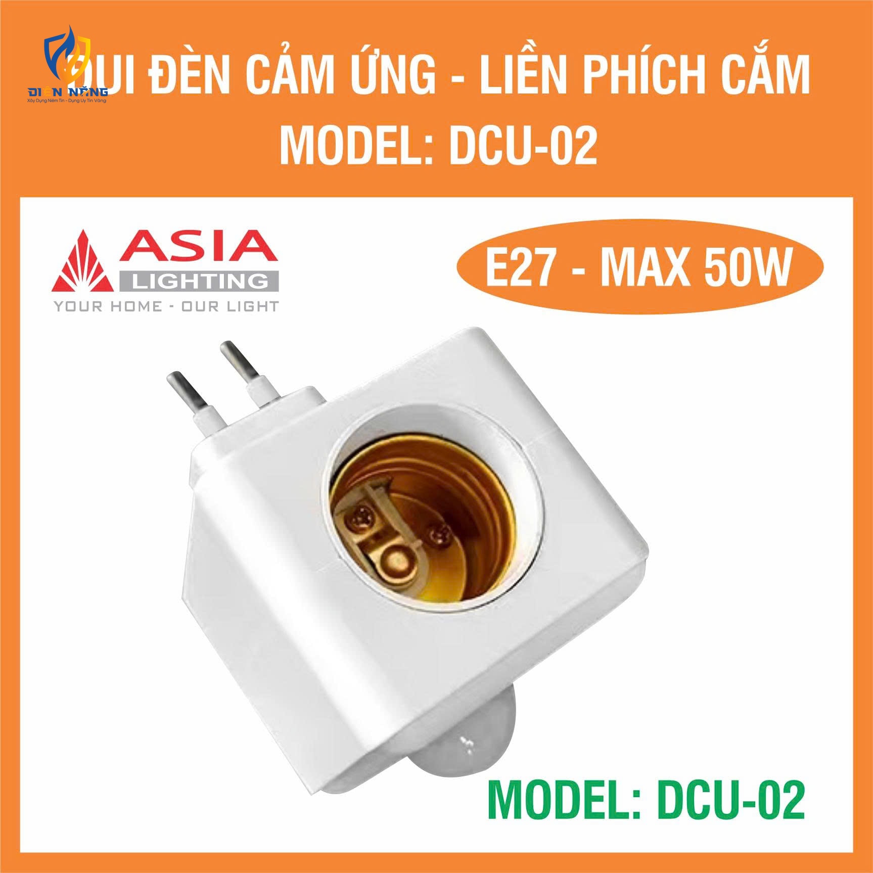 Đui đèn cảm biến liền phích cắm - anh 5