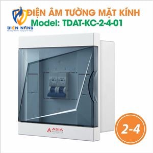 Tủ điện âm tường mặt kính - Model 2-4