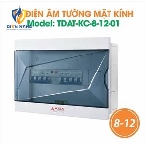 Tủ điện âm tường mặt kính - Model 8-12