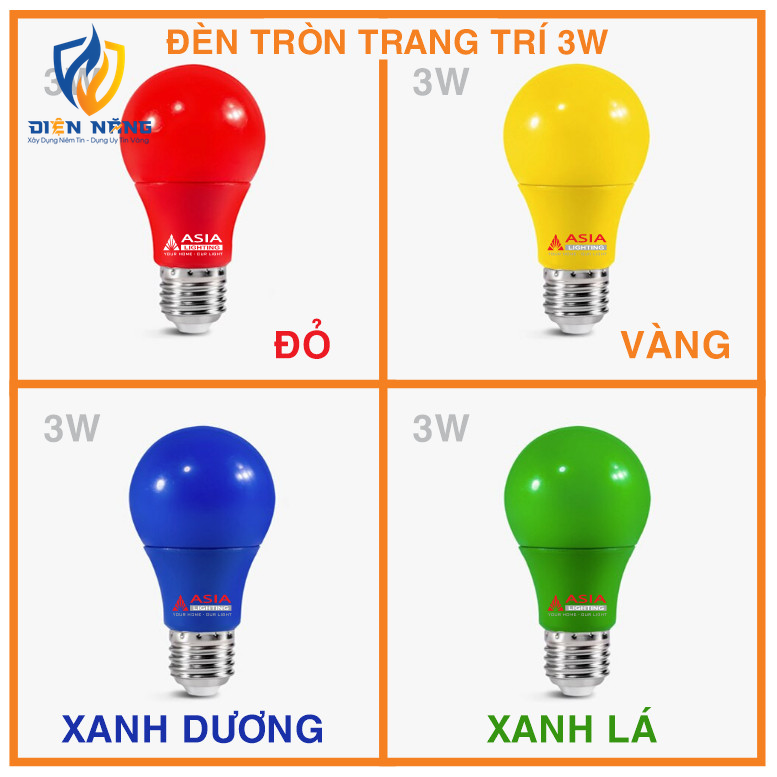 Đèn tròn trang trí 3W