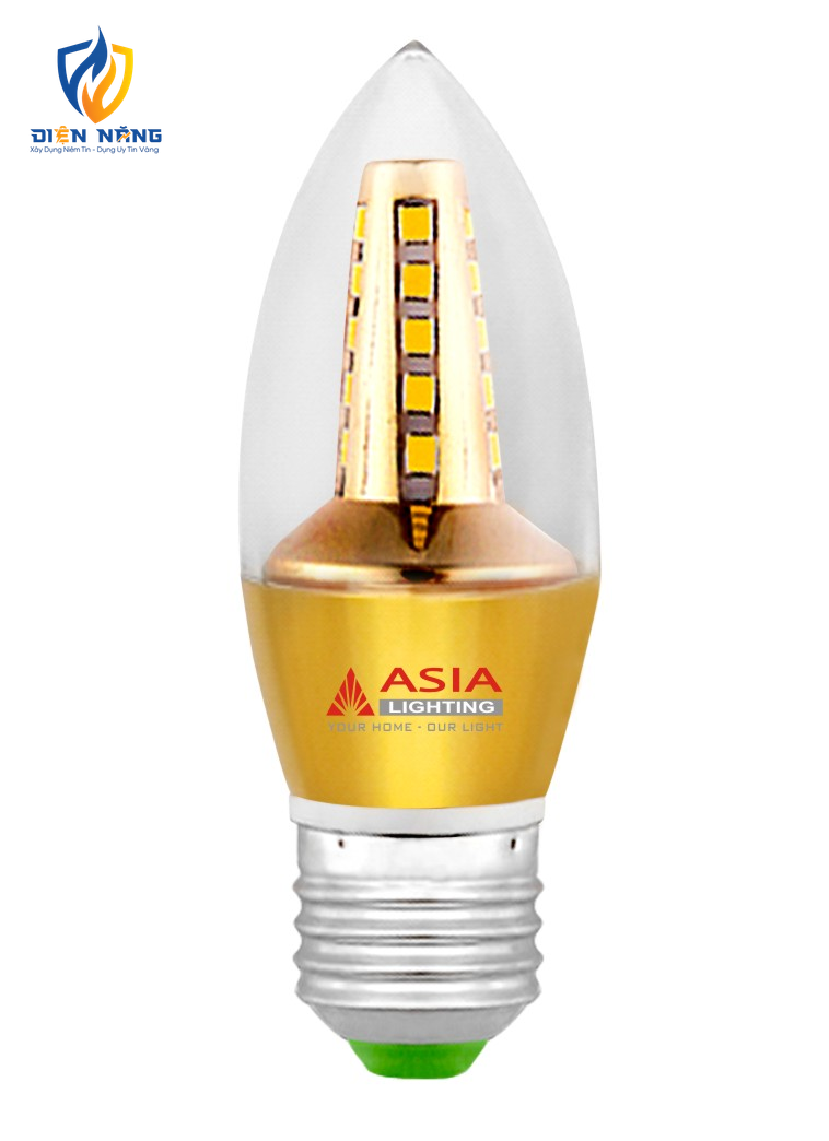 Đèn tròn công suất nhỏ 5W - kiểu nến
