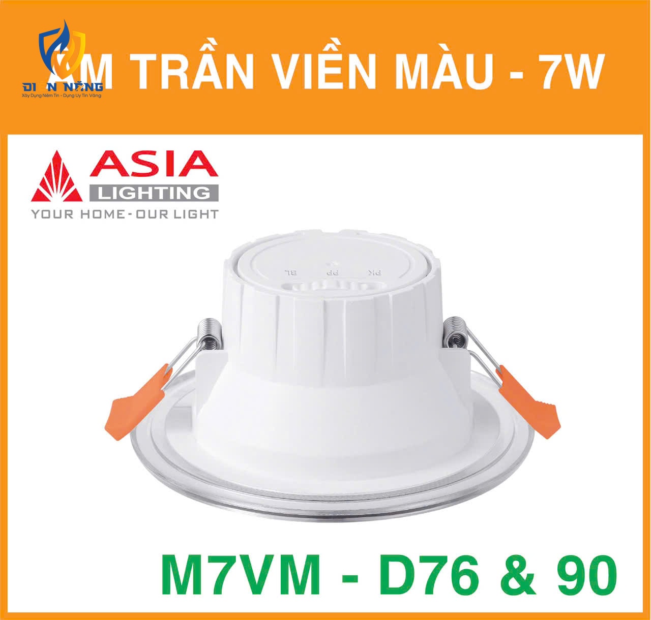 Âm trần viền mầu 7W - anh 4