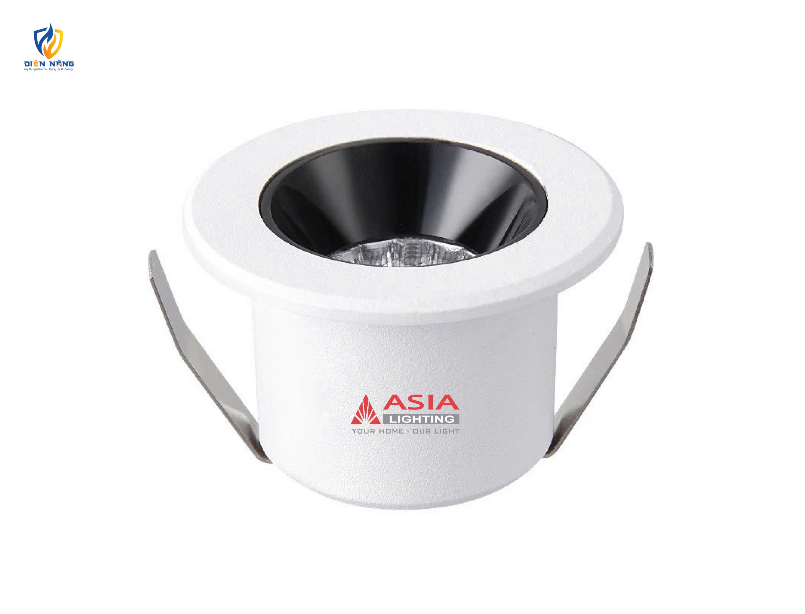 Âm trần mặt kính COB - 3W-D30 - Thân trắng - anh 2