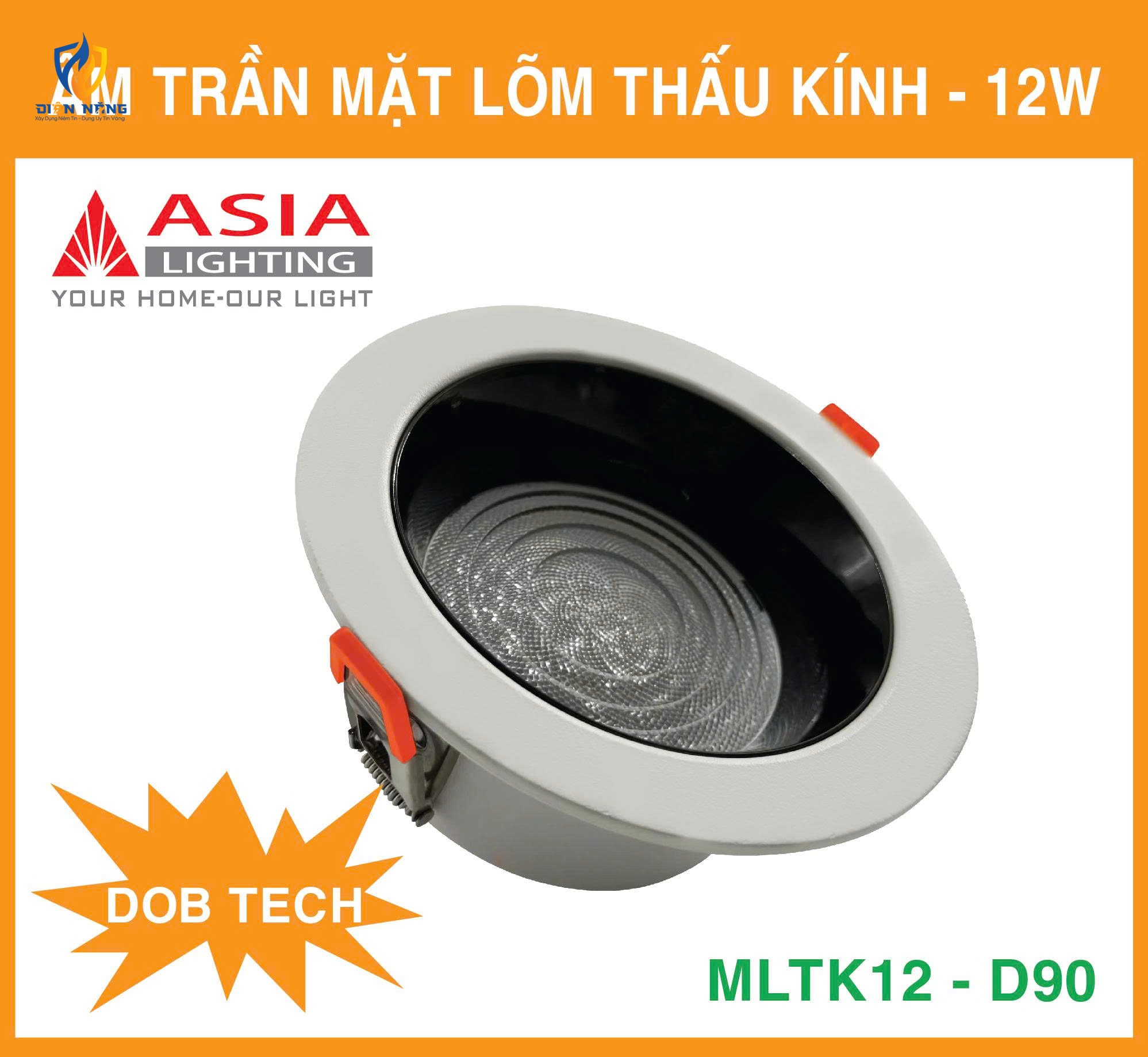Âm trần mặt lõm thấu kính 12W - DOB - anh 3